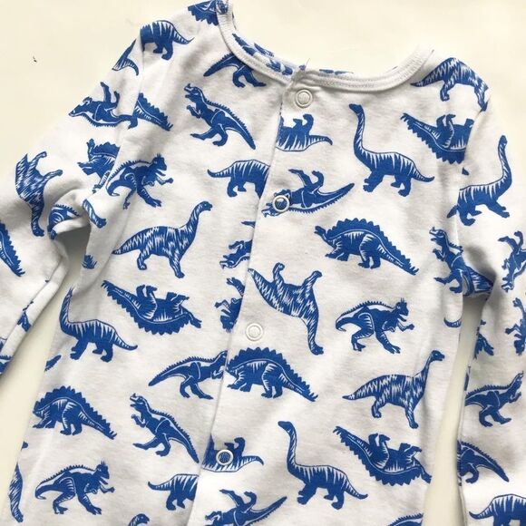 Joe Fresh footed dinosaur pyjamas EUC 18-24 months - Picture 2 of 5
